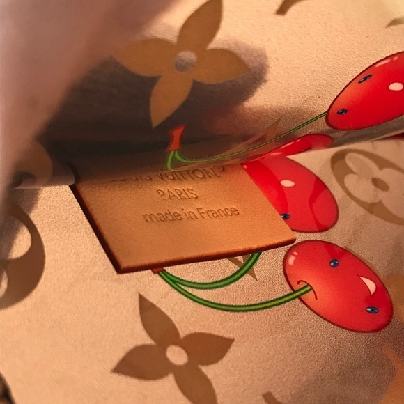 Louis Vuitton LV TM On the Go by Takashi Murakami bag brown leather - Picture 14 of 15